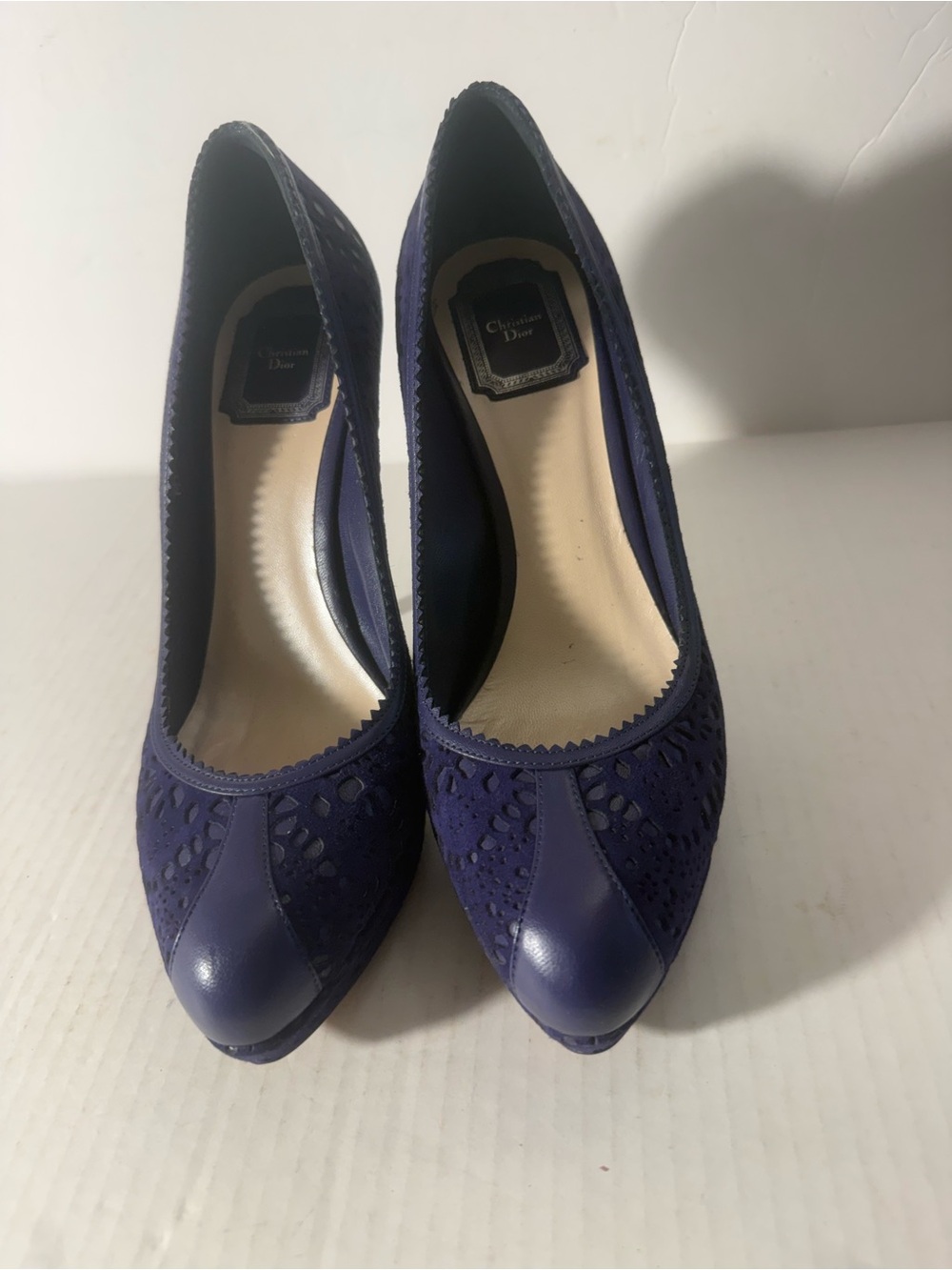 Dior Purple Pointed Toe Women's Pumps